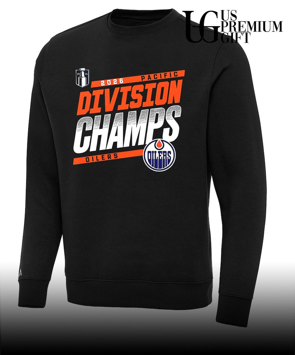 Edmonton Oilers hockey 2026 Pacific Division Champions shirt