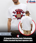 El Cangrejo Harrison Bader Philadelphia Phillies baseball big head signature shirt