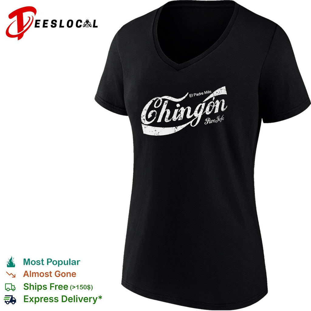 El Padre Mas Chingon Puro Jefe Coca parody logo shirt