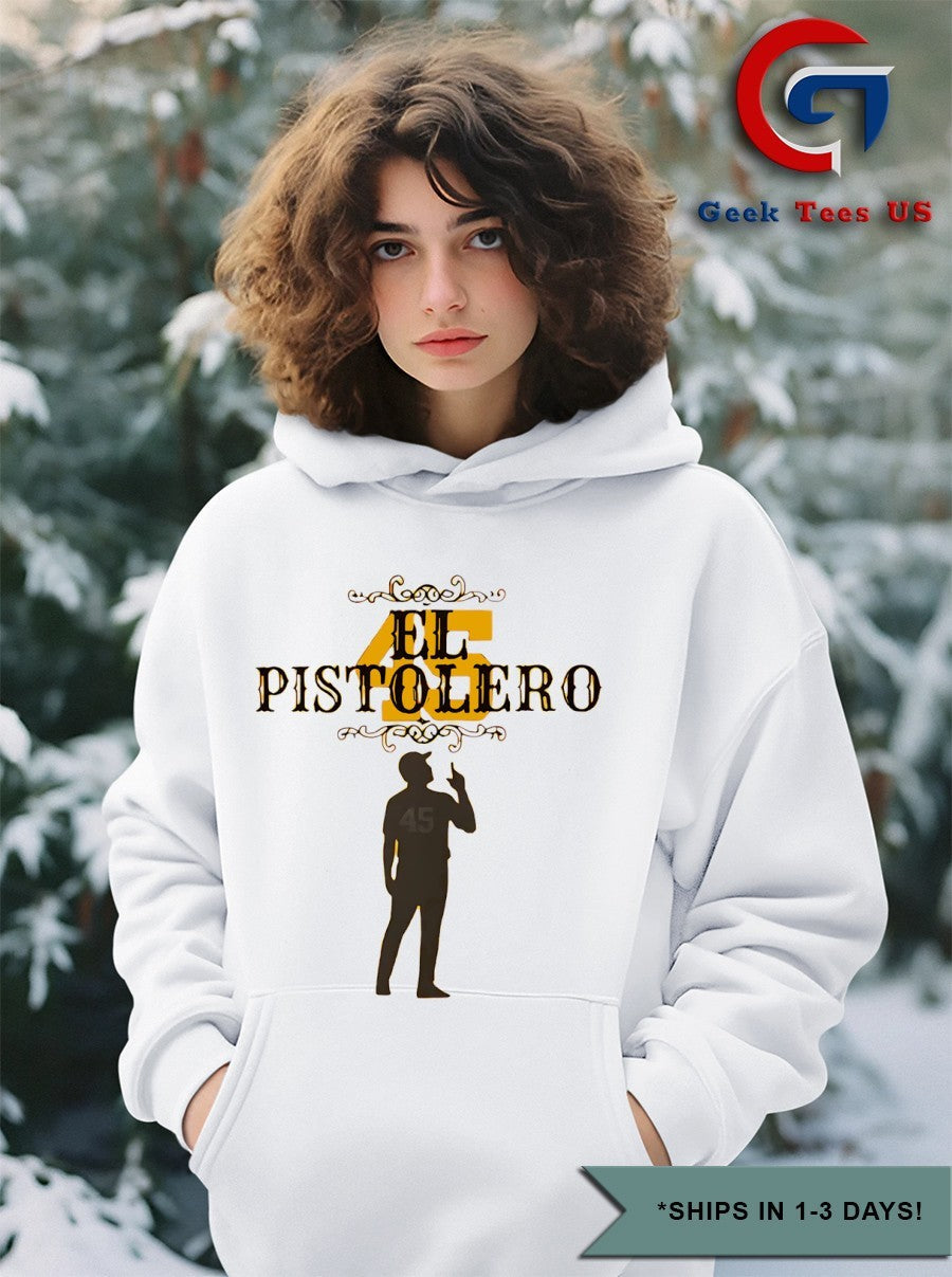 El Pistolero 45 Quinn Priester Milwaukee Brewers shirt