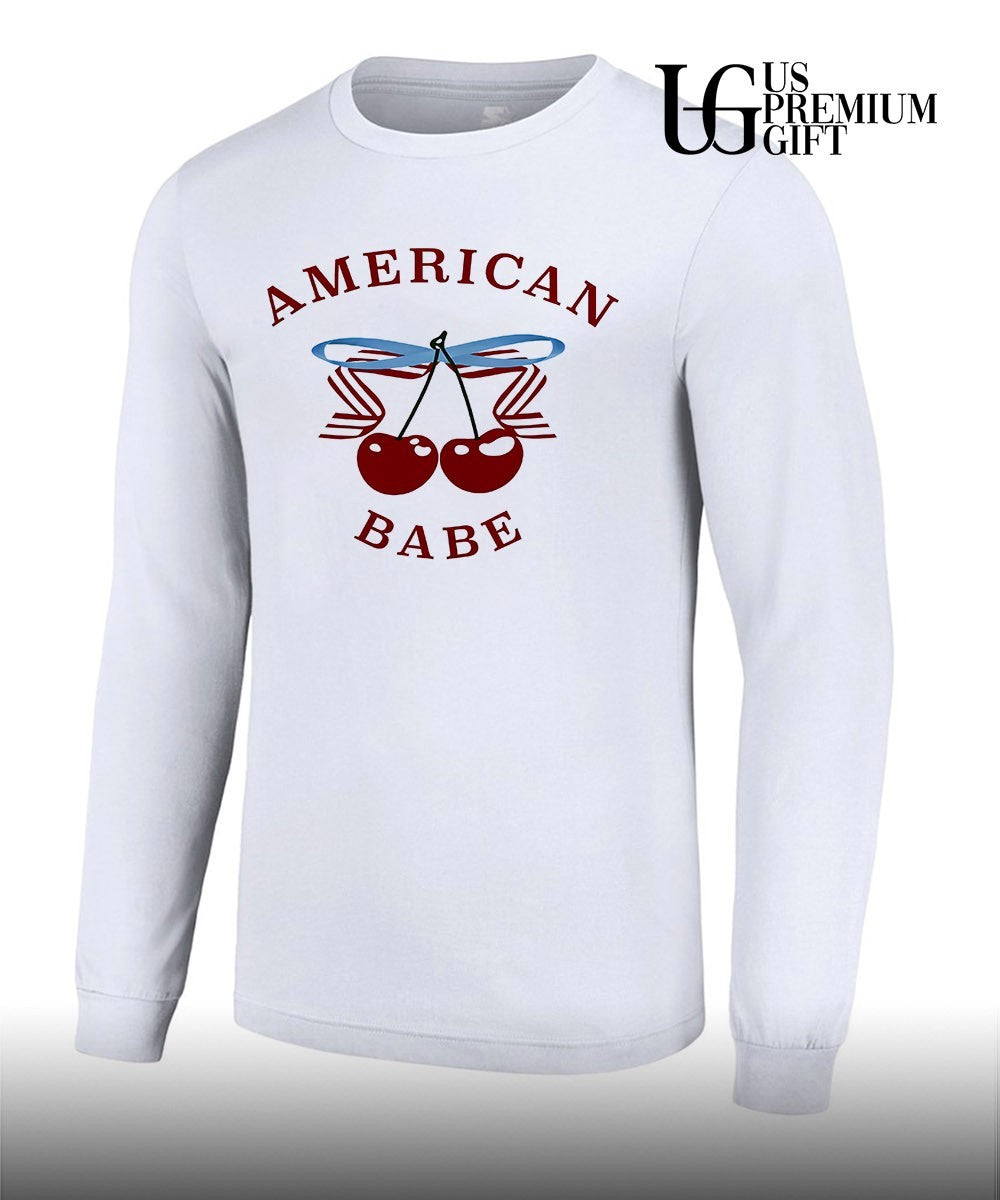 Elise Kibler wearing American Babe shirt