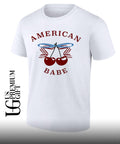 Elise Kibler wearing American Babe shirt