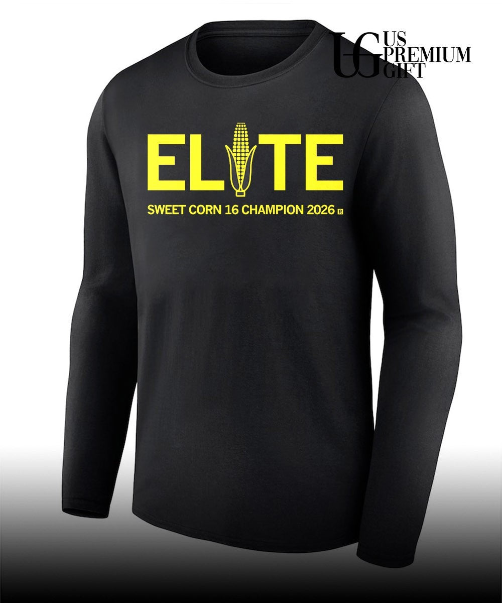 Elite Sweet corn 16 Champion 2026 Iowa Hawkeyes shirt