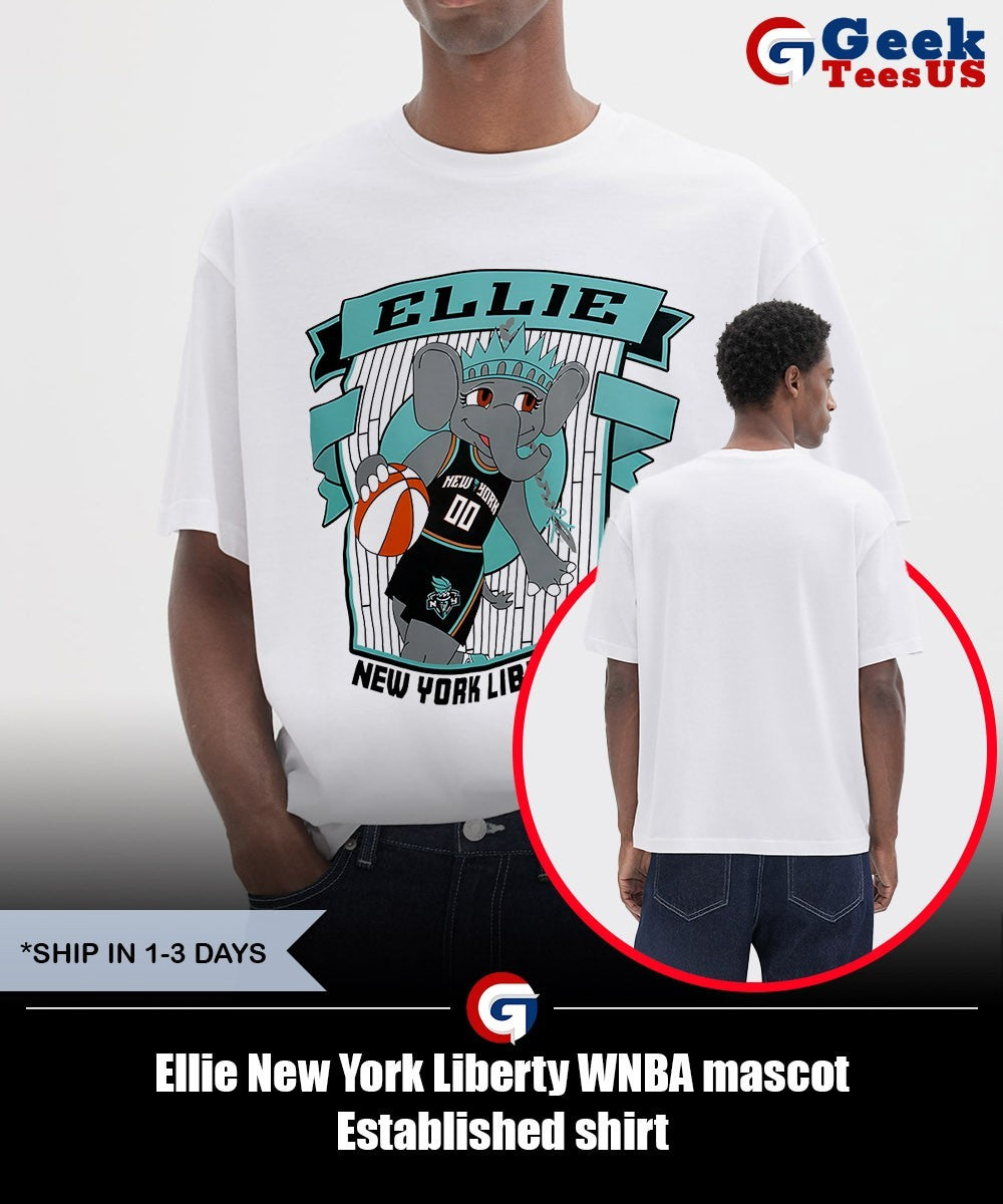 Ellie New York Liberty WNBA mascot Established shirt