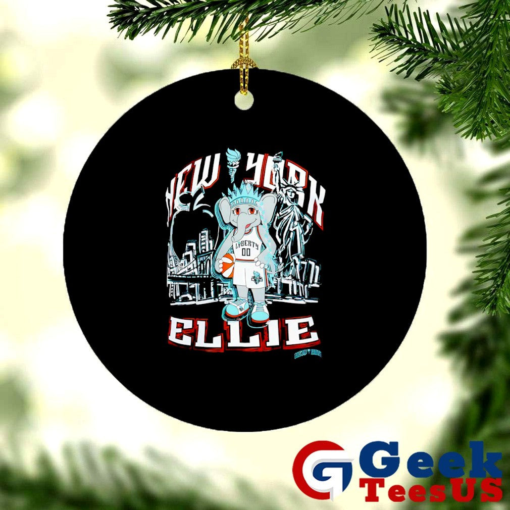 Ellie the Elephant New York Liberty WNBA Skyline City 2025 shirt