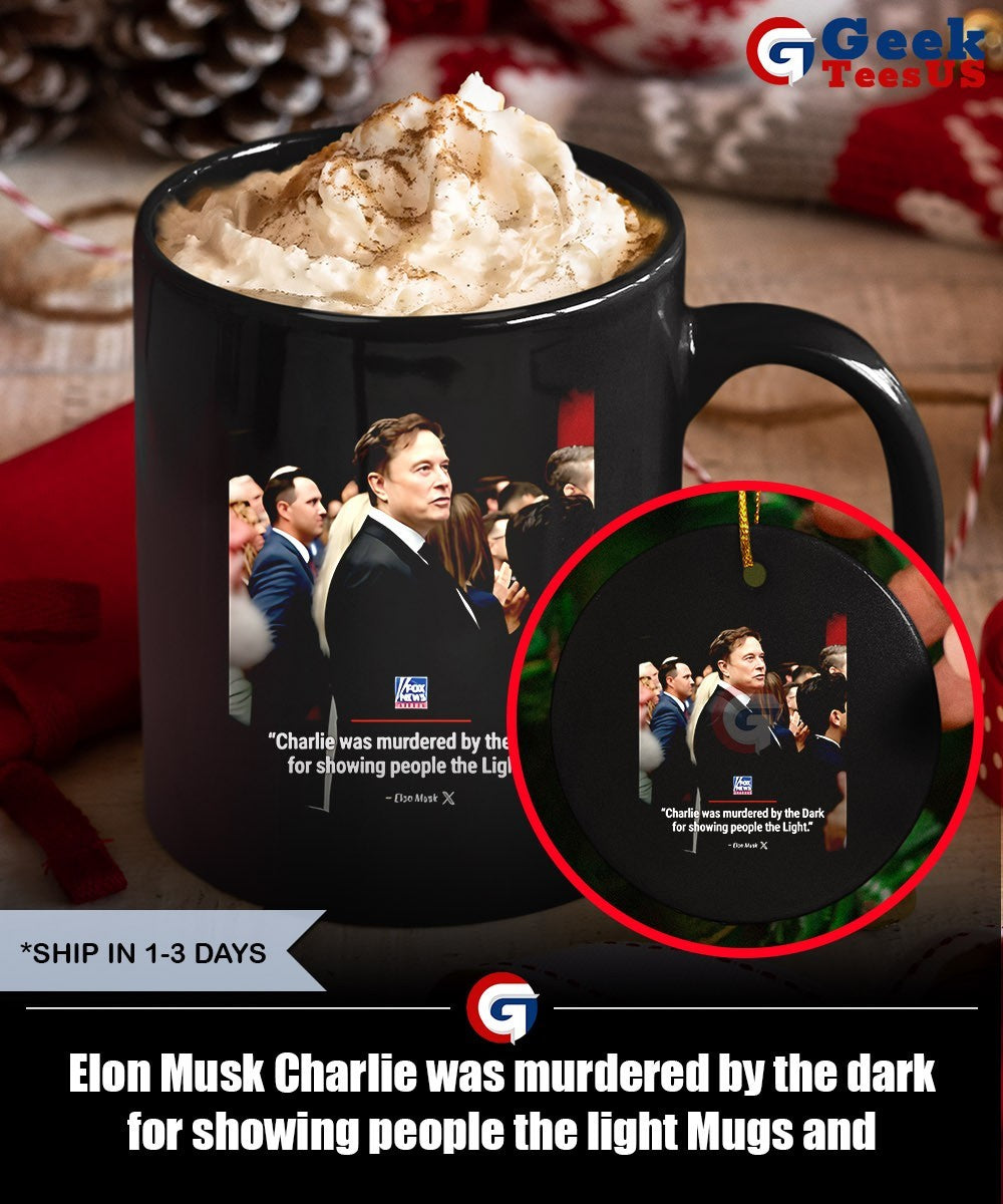 Elon Musk Charlie was murdered by the dark for showing people the light shirt