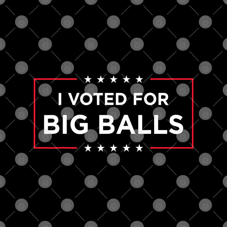 I Voted For Big Balls DOGE Shirt