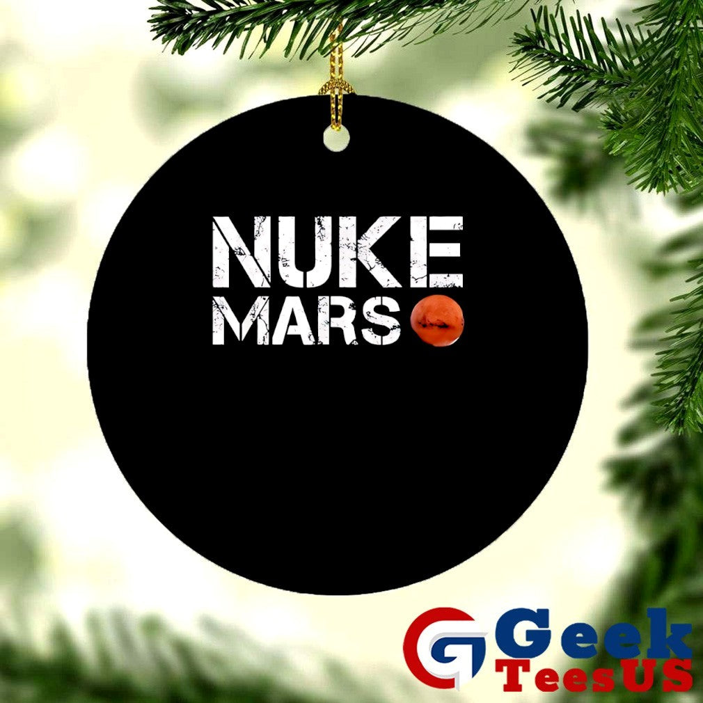 Elon Musk Nuke Mars Planet Solar System Astronomy Space shirt