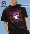 Elvis Andrus wearing Texas shark doo doo shirt