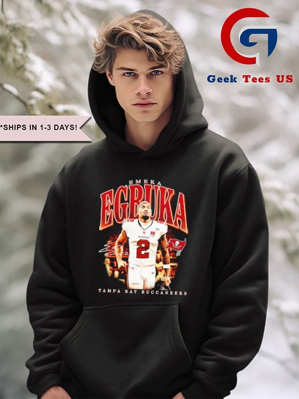Emeka Egbuka Tampa Bay Buccaneers football 2025 signature shirt