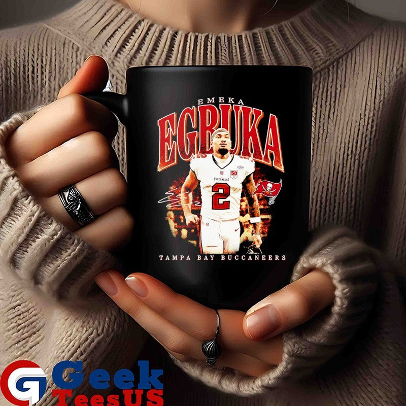 Emeka Egbuka Tampa Bay Buccaneers football 2025 signature shirt