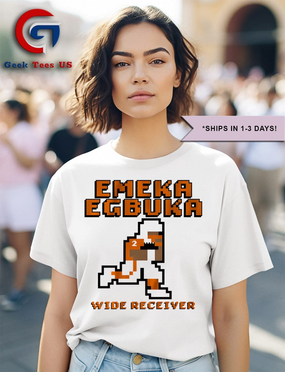 Emeka Egbuka Tampa Bay Buccaneers football wide receiver 8 bit shirt