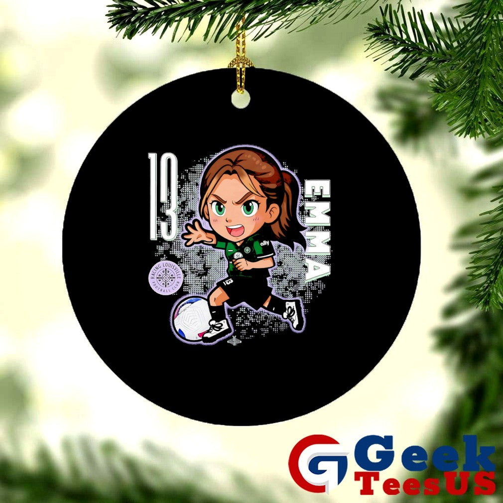 Emma Sears Racing Louisville FC NWSL chibi graphic shirt