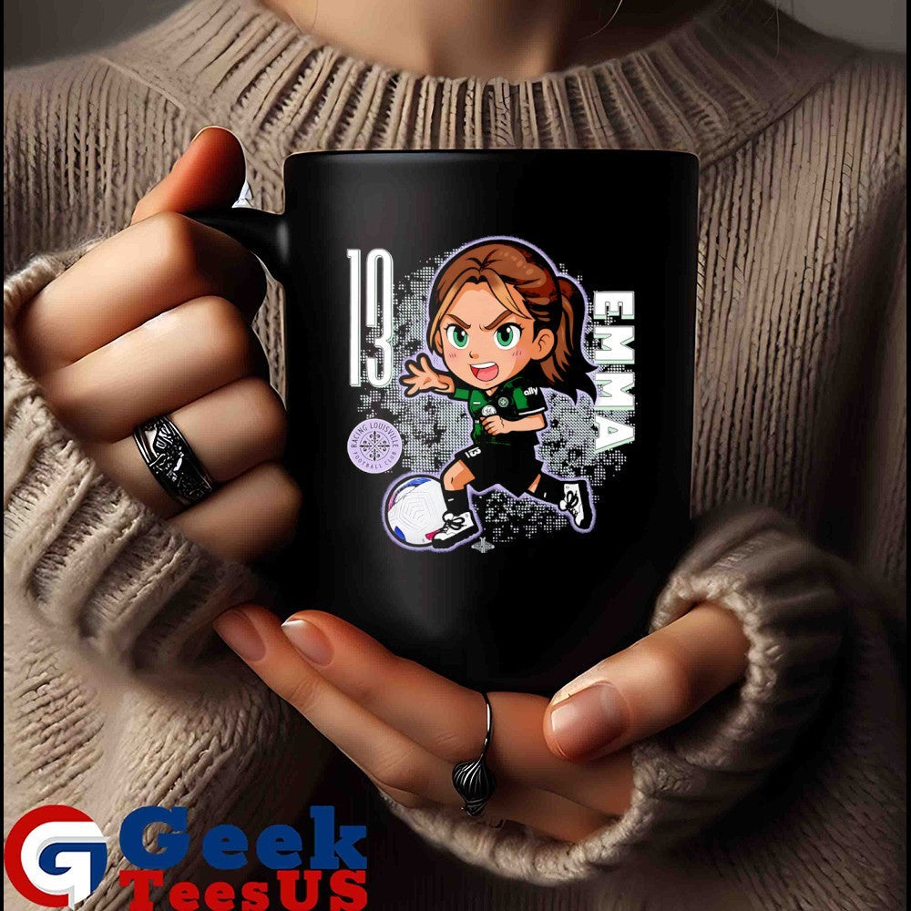 Emma Sears Racing Louisville FC NWSL chibi graphic shirt