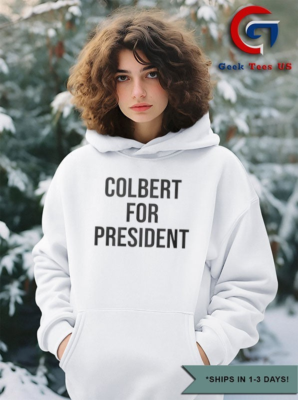 Emma Thompson wore Colbert For President shirt