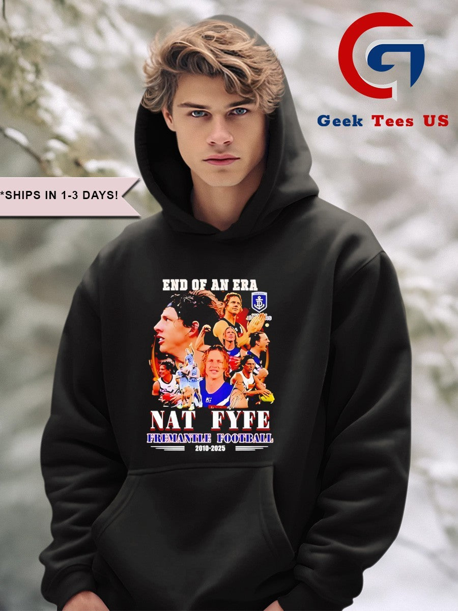 End Of An Era Nat Fyfe Fremantle Football 2010-2025 poster shirt