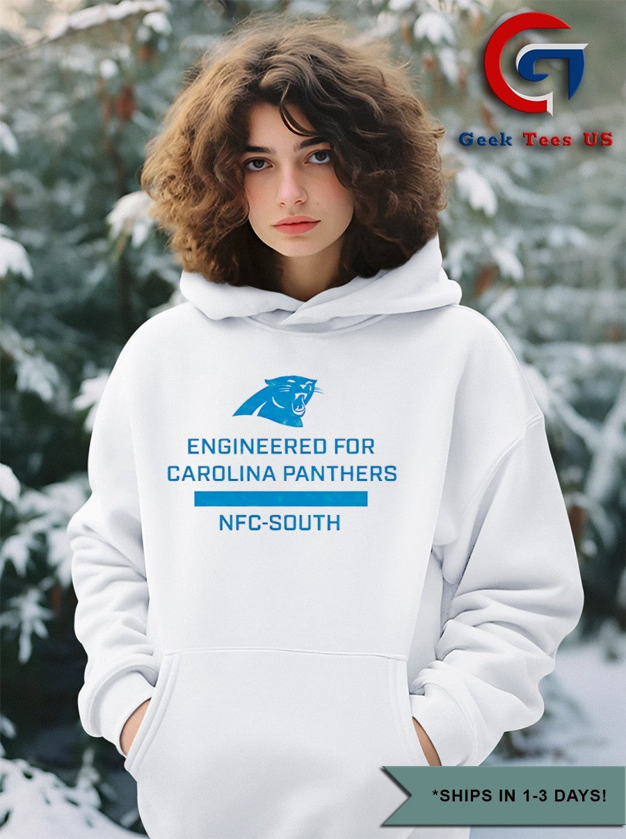 Engineered For Carolina Panthers NFC-South logo shirt
