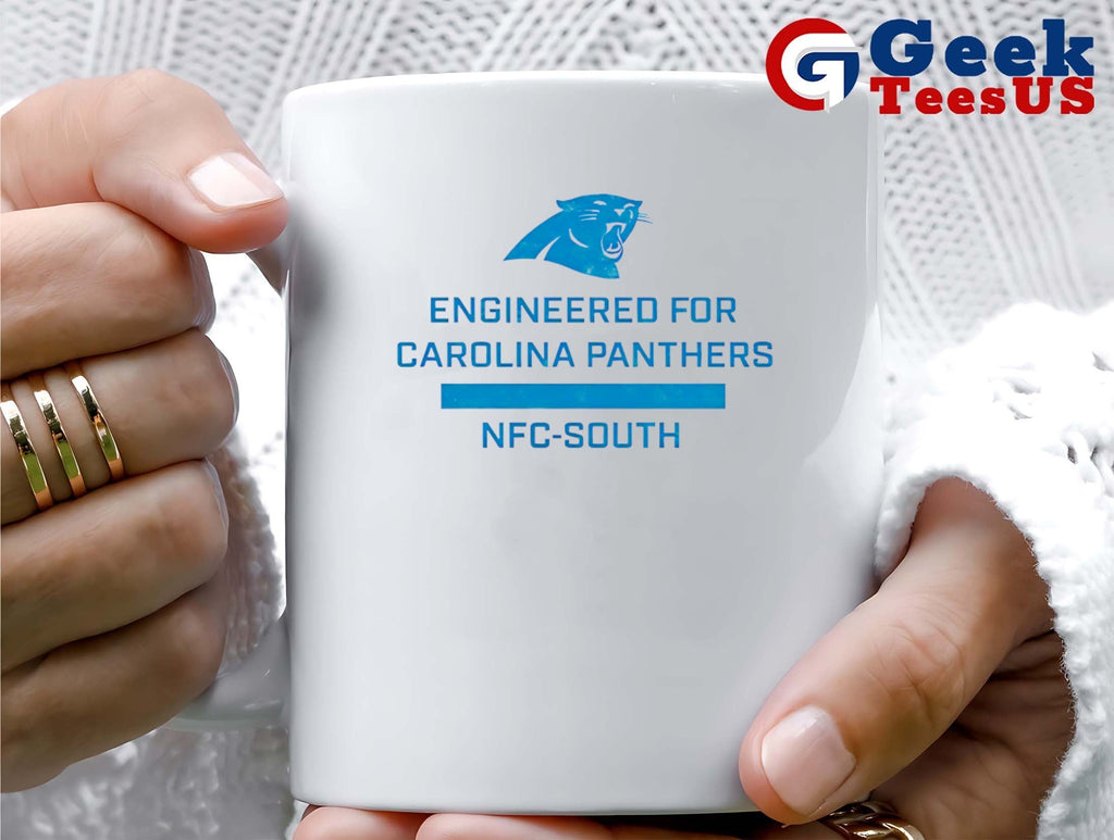 Engineered For Carolina Panthers NFC-South logo shirt