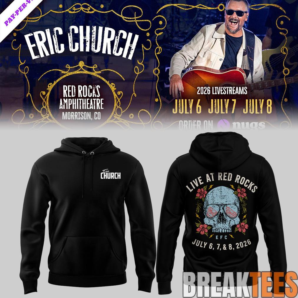 Eric Church Red Rocks Amphitheatre Limited Edition Hoodie