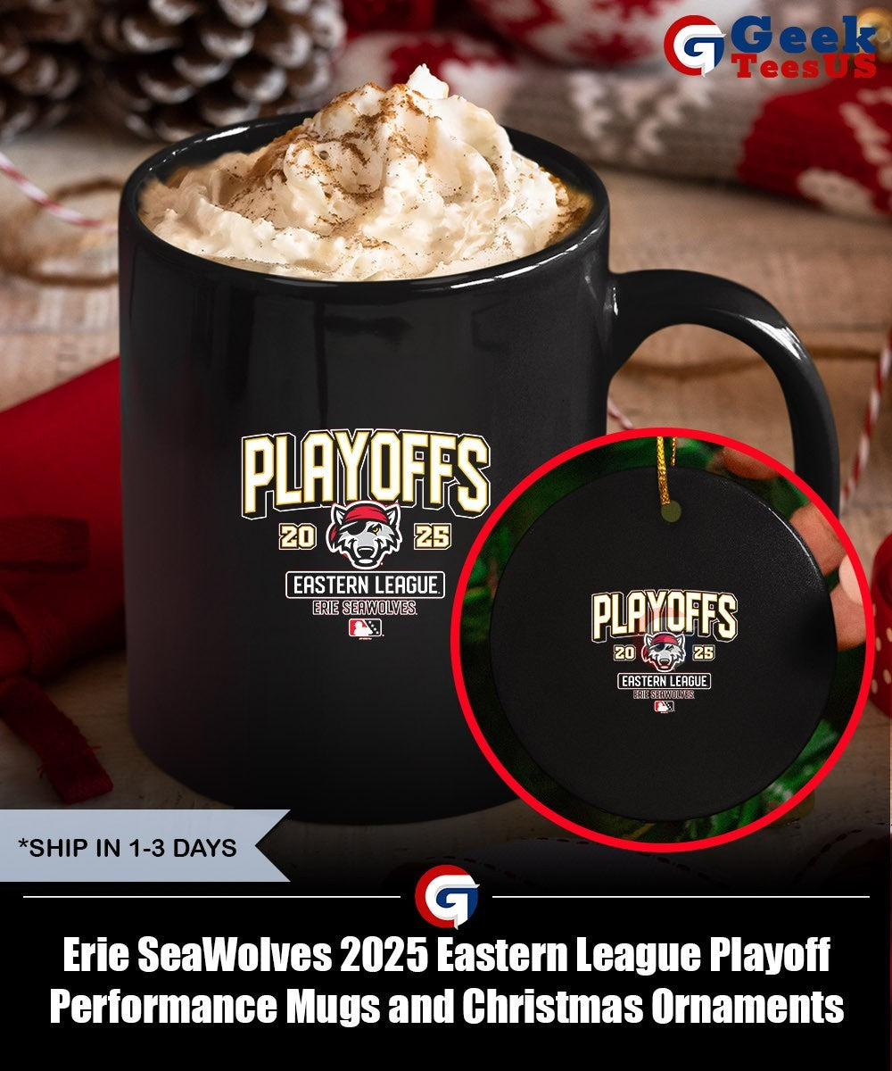 Erie SeaWolves 2025 Eastern League Playoff Performance shirt