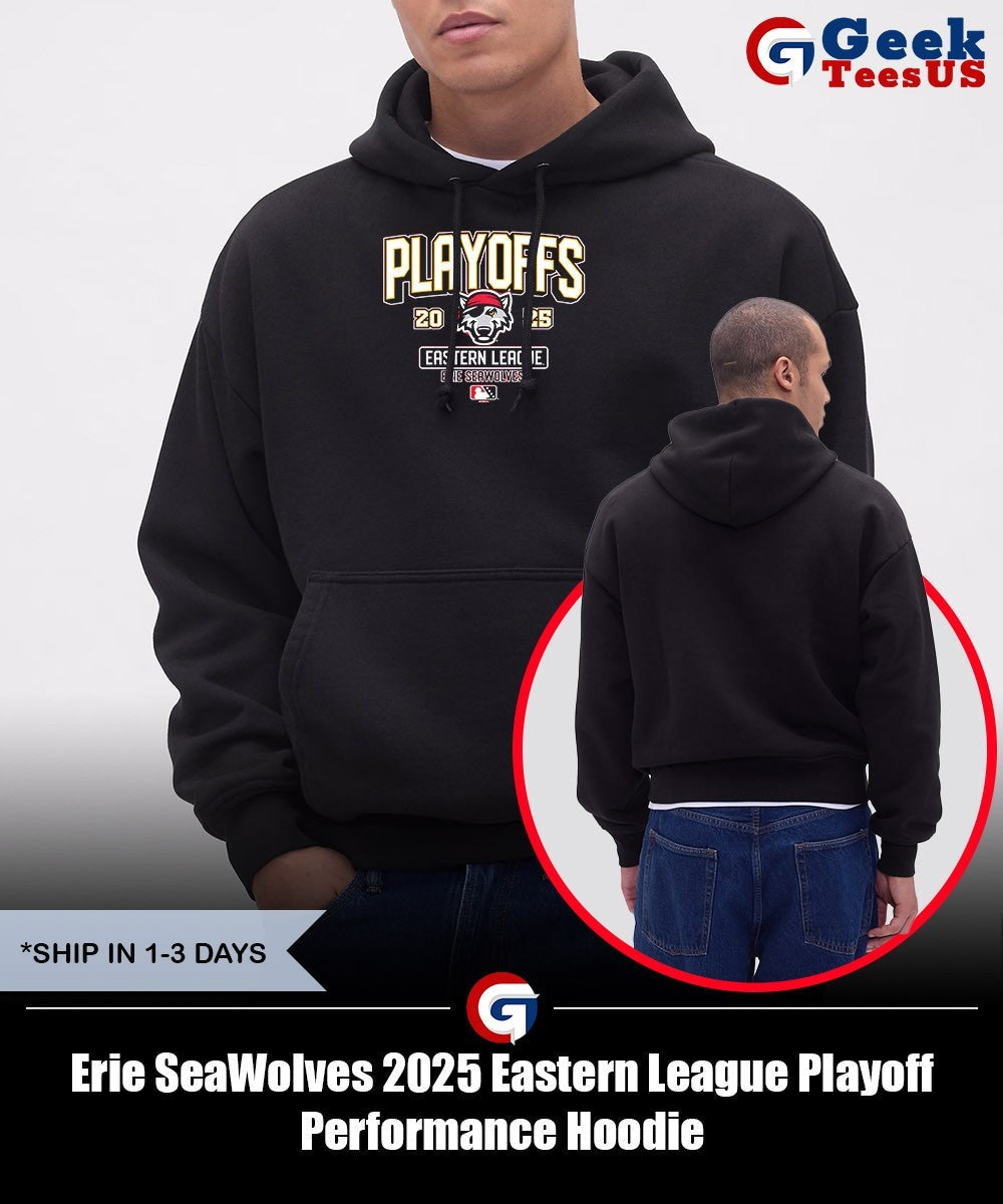 Erie SeaWolves 2025 Eastern League Playoff Performance shirt