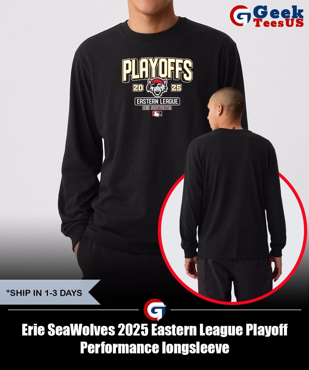 Erie SeaWolves 2025 Eastern League Playoff Performance shirt
