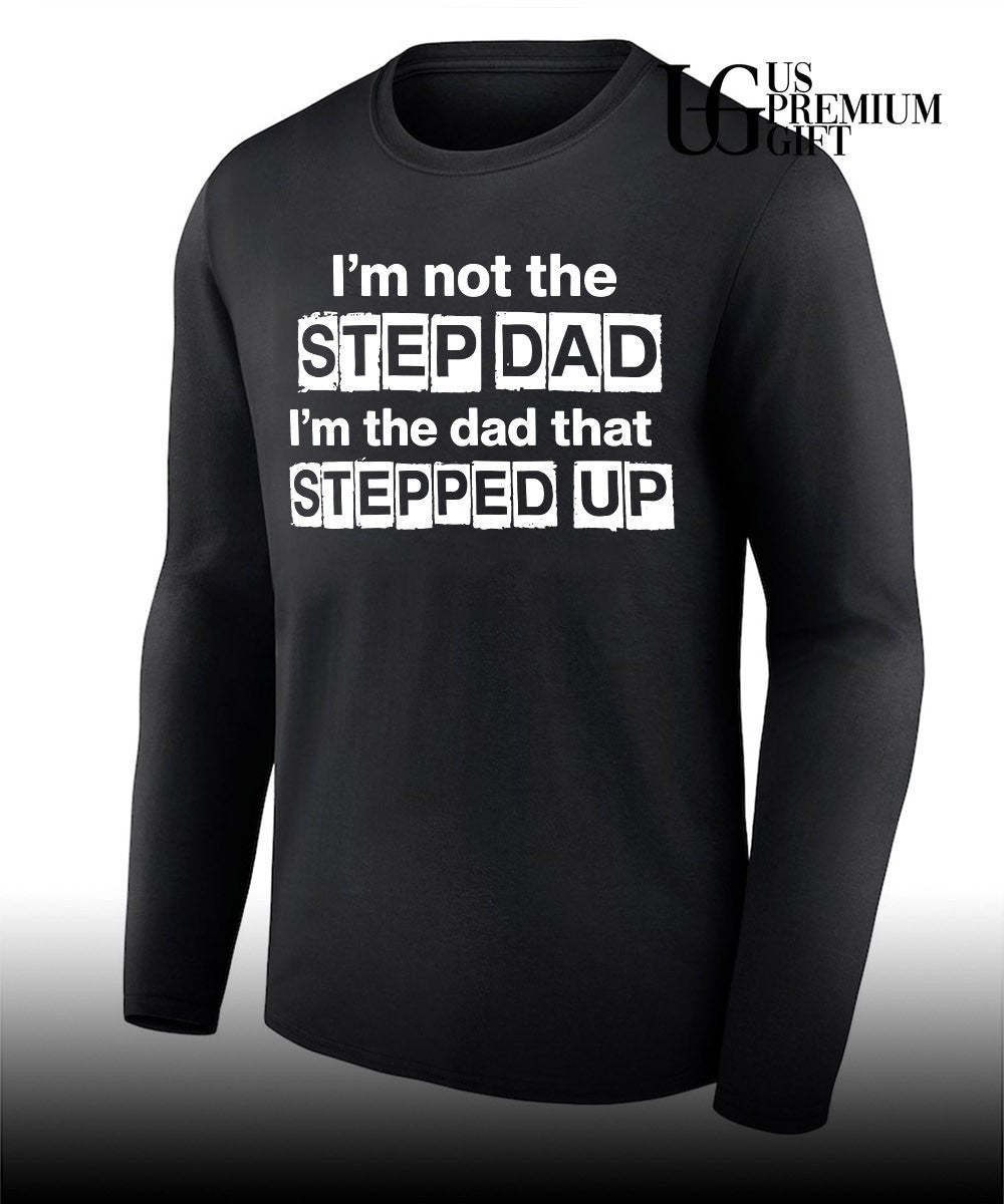 Erik Karlsson wearing I’m not the step Dad shirt