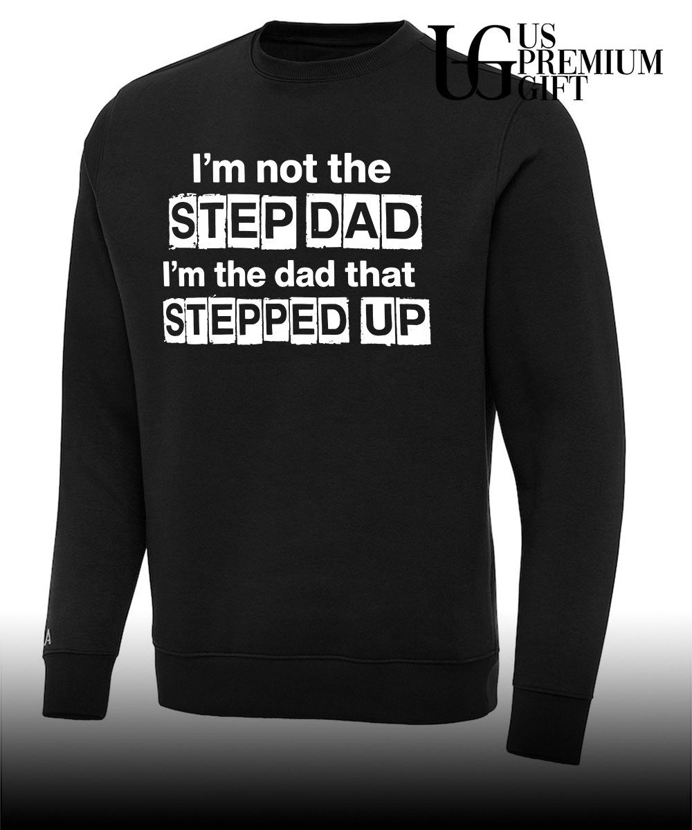 Erik Karlsson wearing I’m not the step Dad shirt