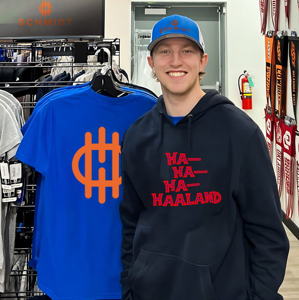 Erling Haaland Ha Ha Ha Haaland text classic shirt