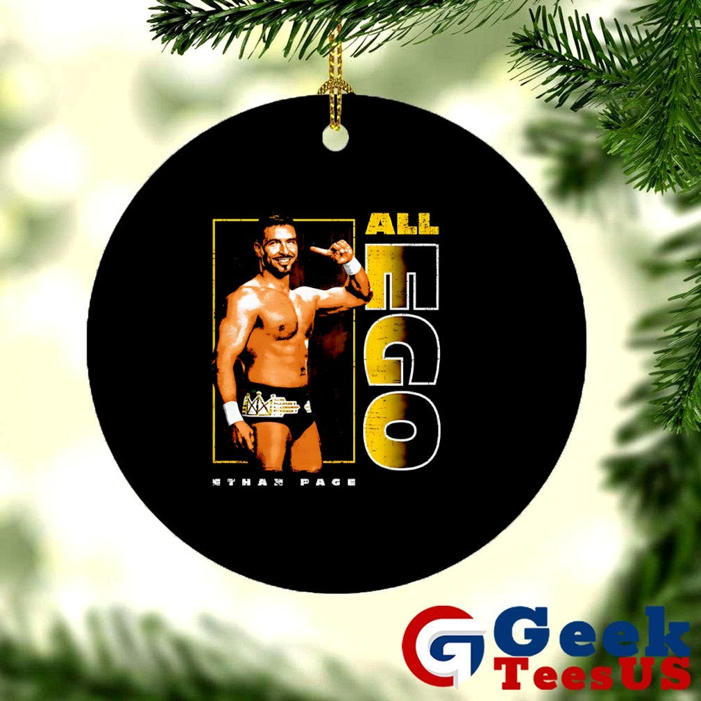 Ethan Page All Ego wrestler pose shirt