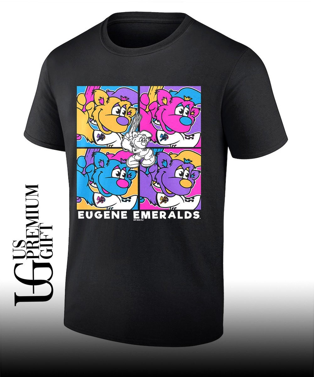 Eugene Emeralds Toddler Sluggo Warhol baseball shirt