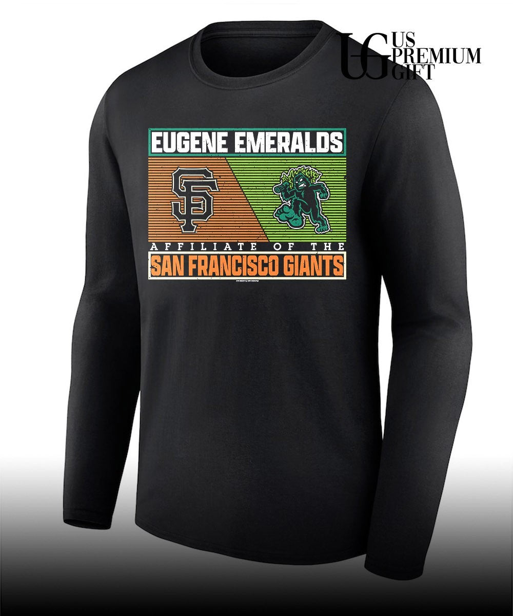 Eugene Emeralds affiliate of the San Francisco Giants baseball shirt