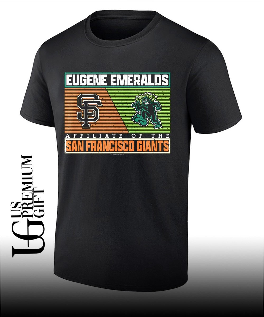 Eugene Emeralds affiliate of the San Francisco Giants baseball shirt