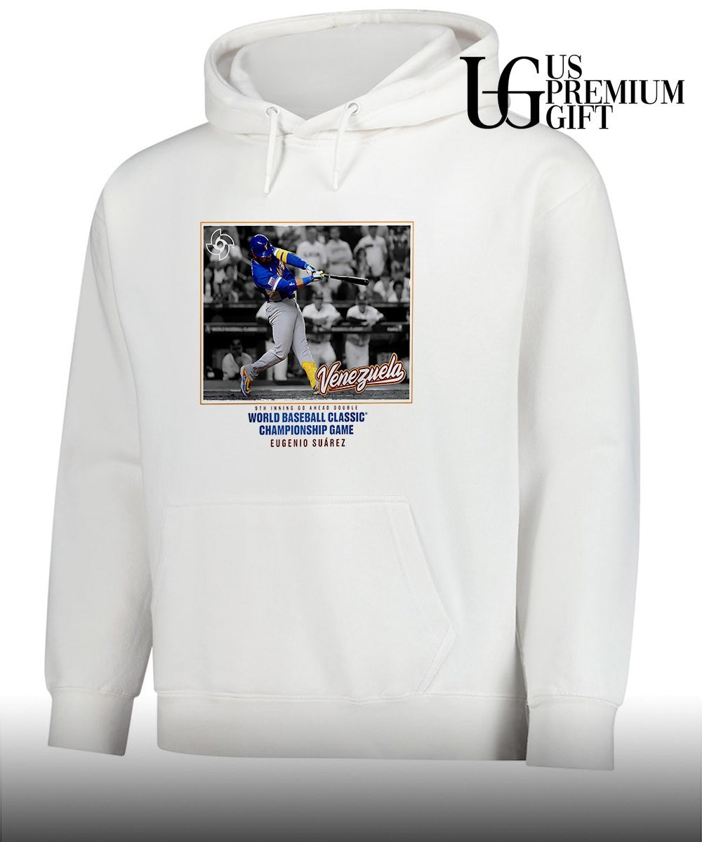 Eugenio Suárez Venezuela 2026 World Baseball Classic Championship Game shirt