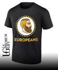 Europeans Yes Chad meme shirt