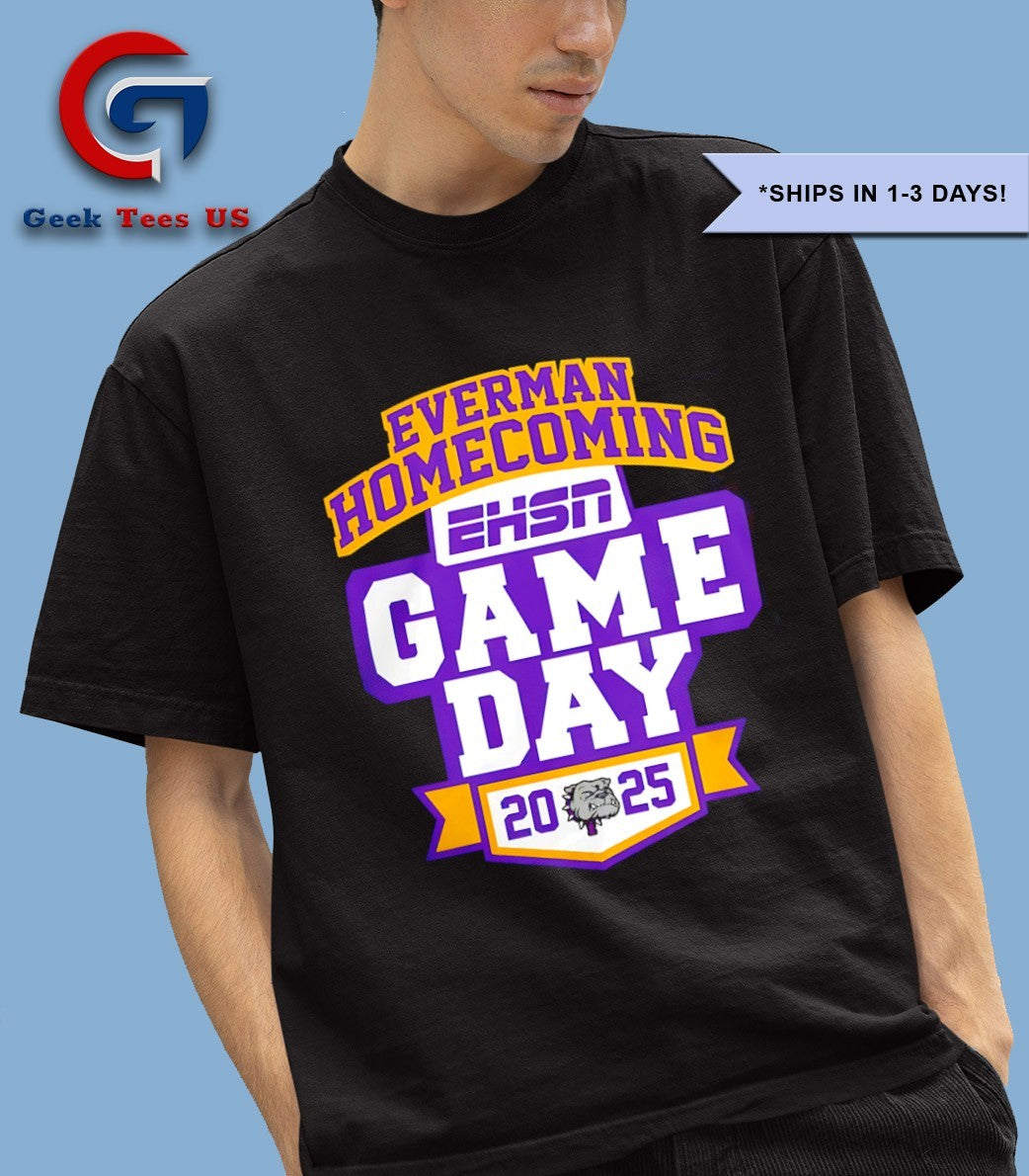 Everman High School Homecoming 2025 EHSN Football shirt