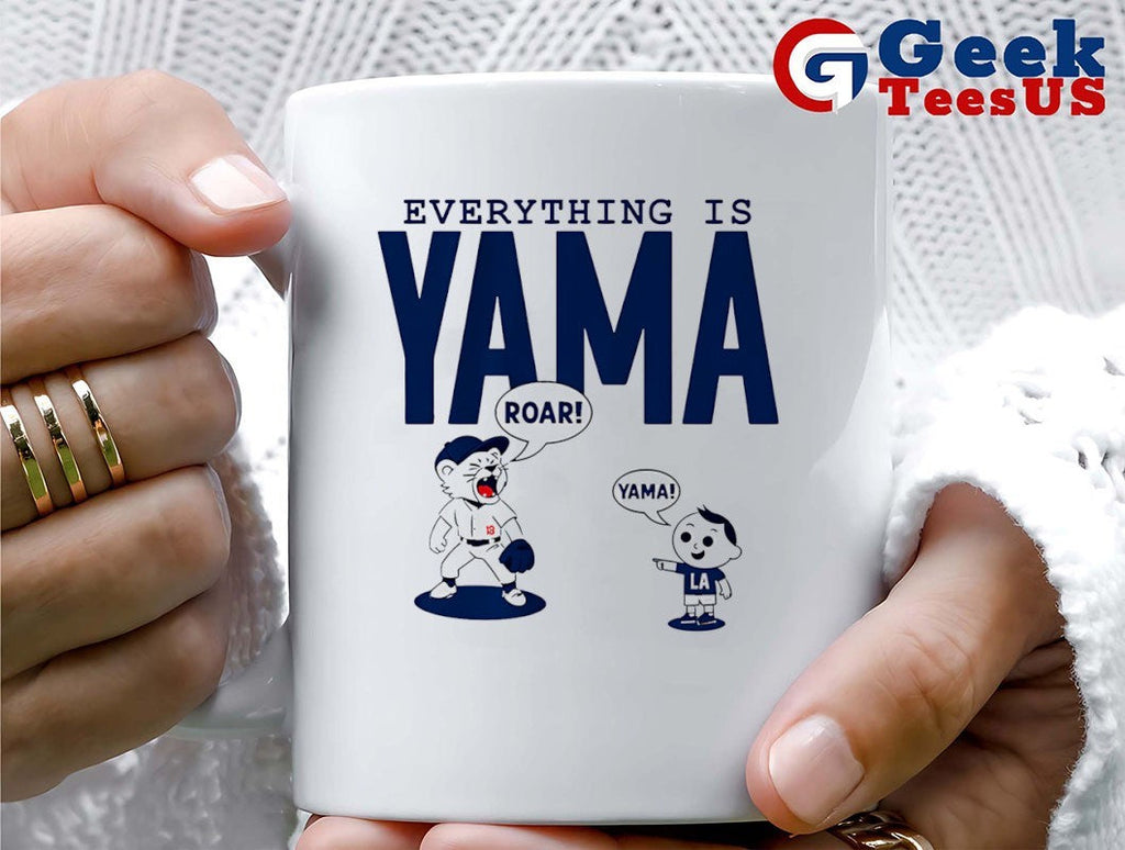 Everything is Yama Yoshinobu Yamamoto Los Angeles Dodgers Baseball signature shirt