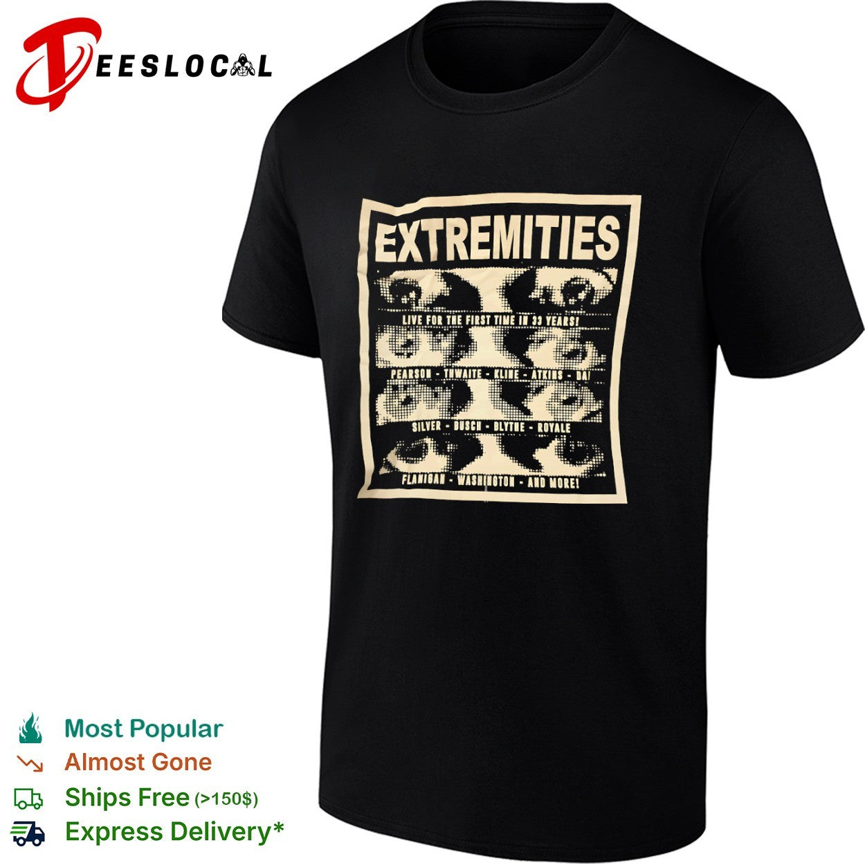 Extremities Live for the First Time in 33 Years Pearson Thwaite Kline Atkins shirt