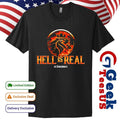 FC Cincinnati Hell is Real Kombat Orange Flame shirt
