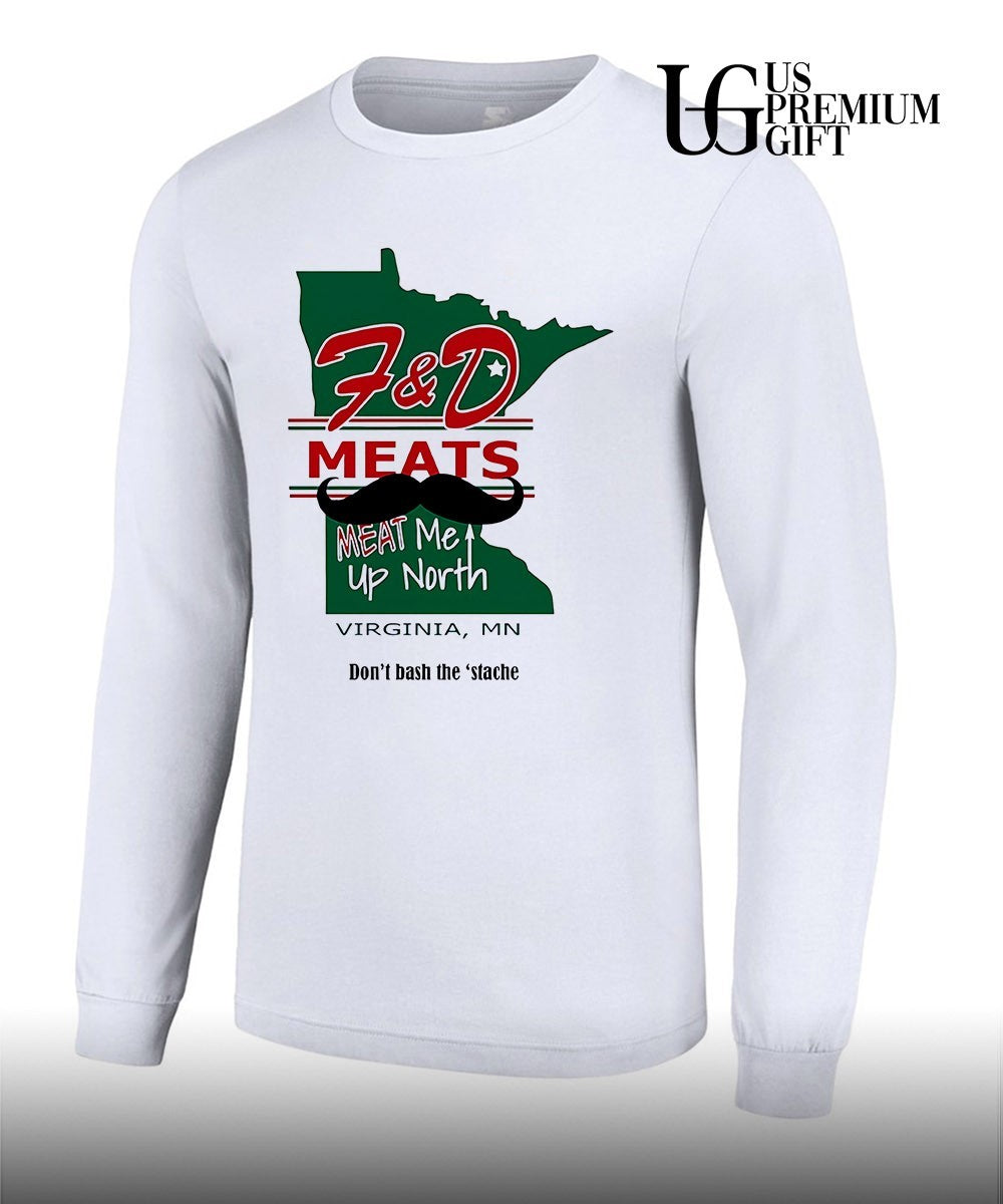 F&D Meats Meat Me Up North Virginia MN shirt