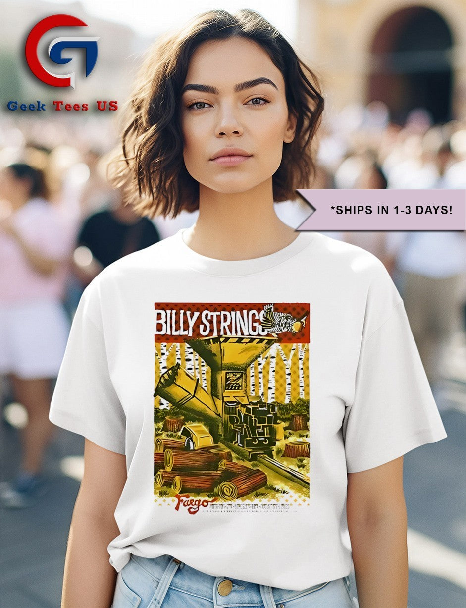Fargo Nd Billy Strings August 12 2025 Poster shirt