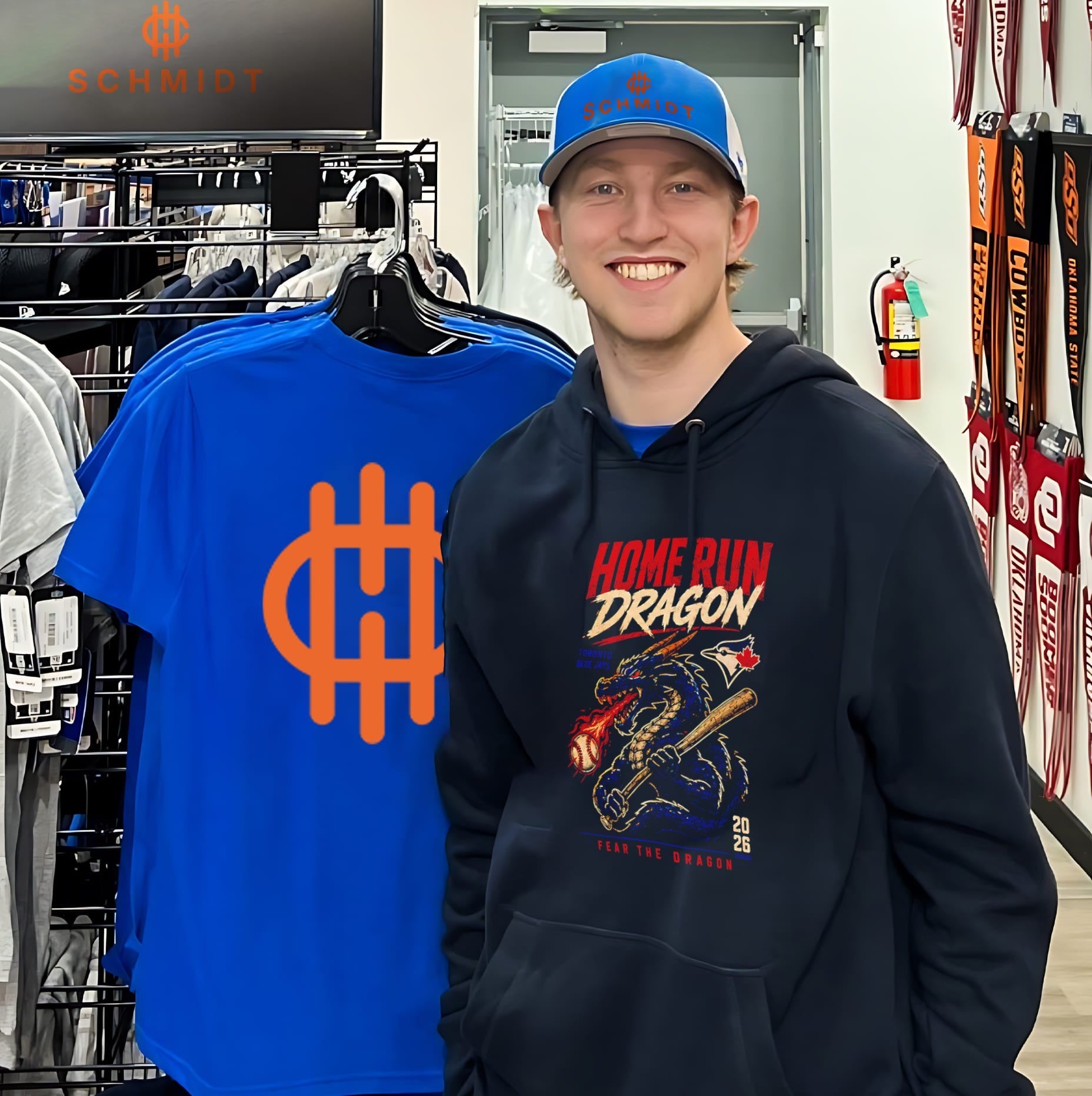 Fear The Dragon Toronto Blue Jays 2026 Home Run Dragon shirt