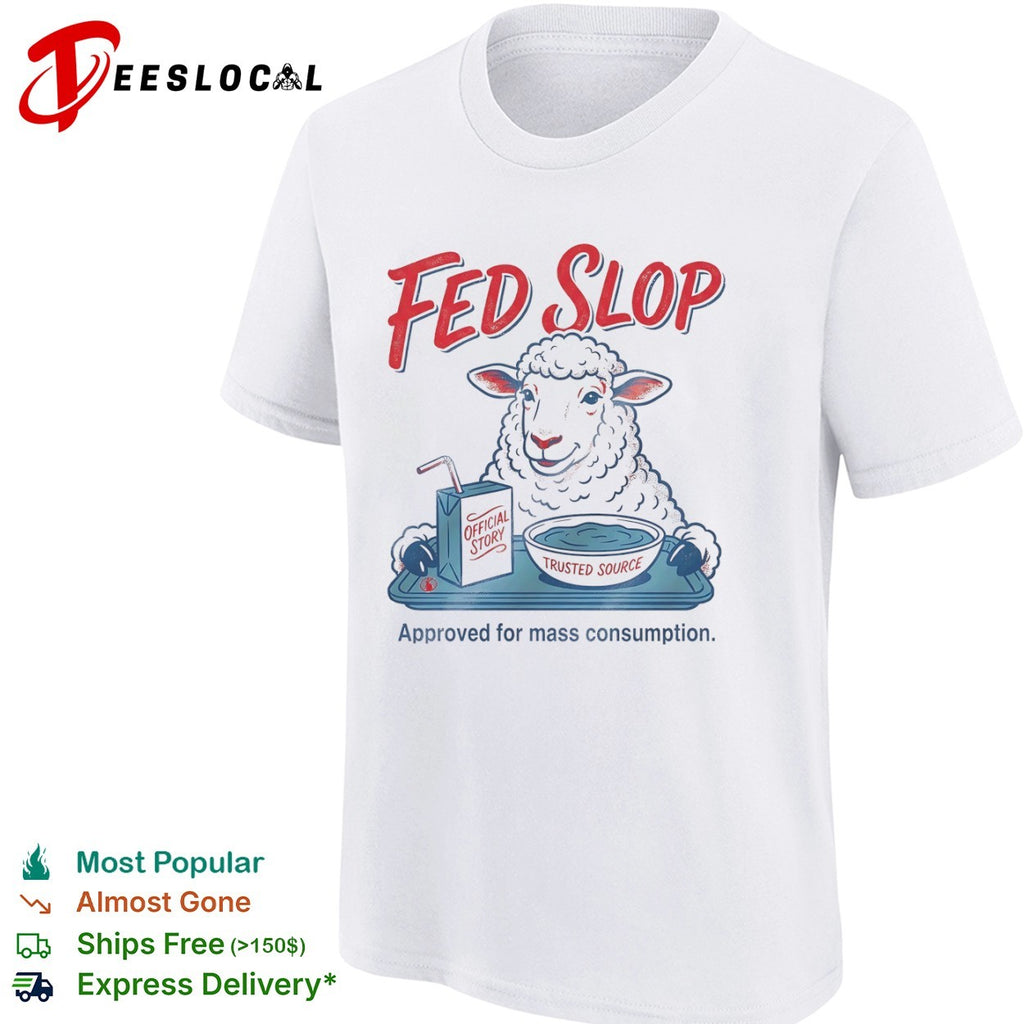 Fed Slop Official Story Trusted Source Approved for Mass Consumption shirt