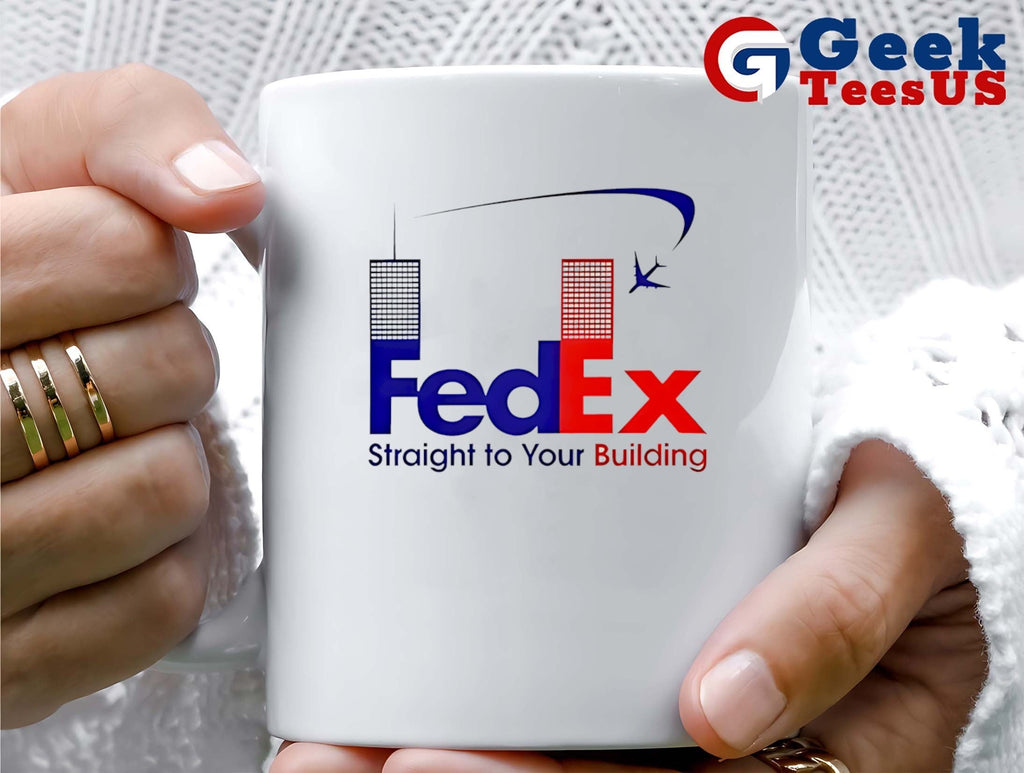Fedex straight to your building logo shirt