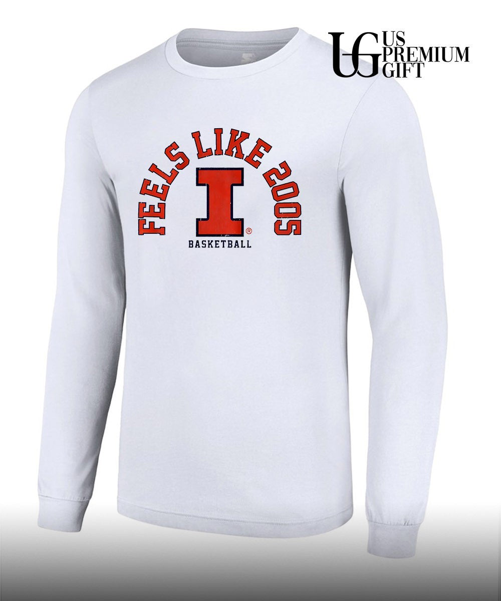 Feels Like 2005 Illinois Fighting Illini basketball logo shirt