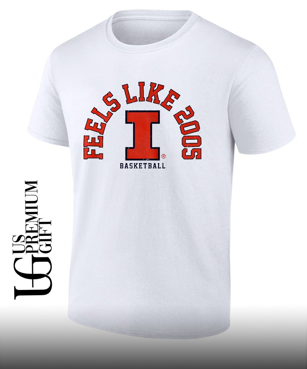 Feels Like 2005 Illinois Fighting Illini basketball logo shirt