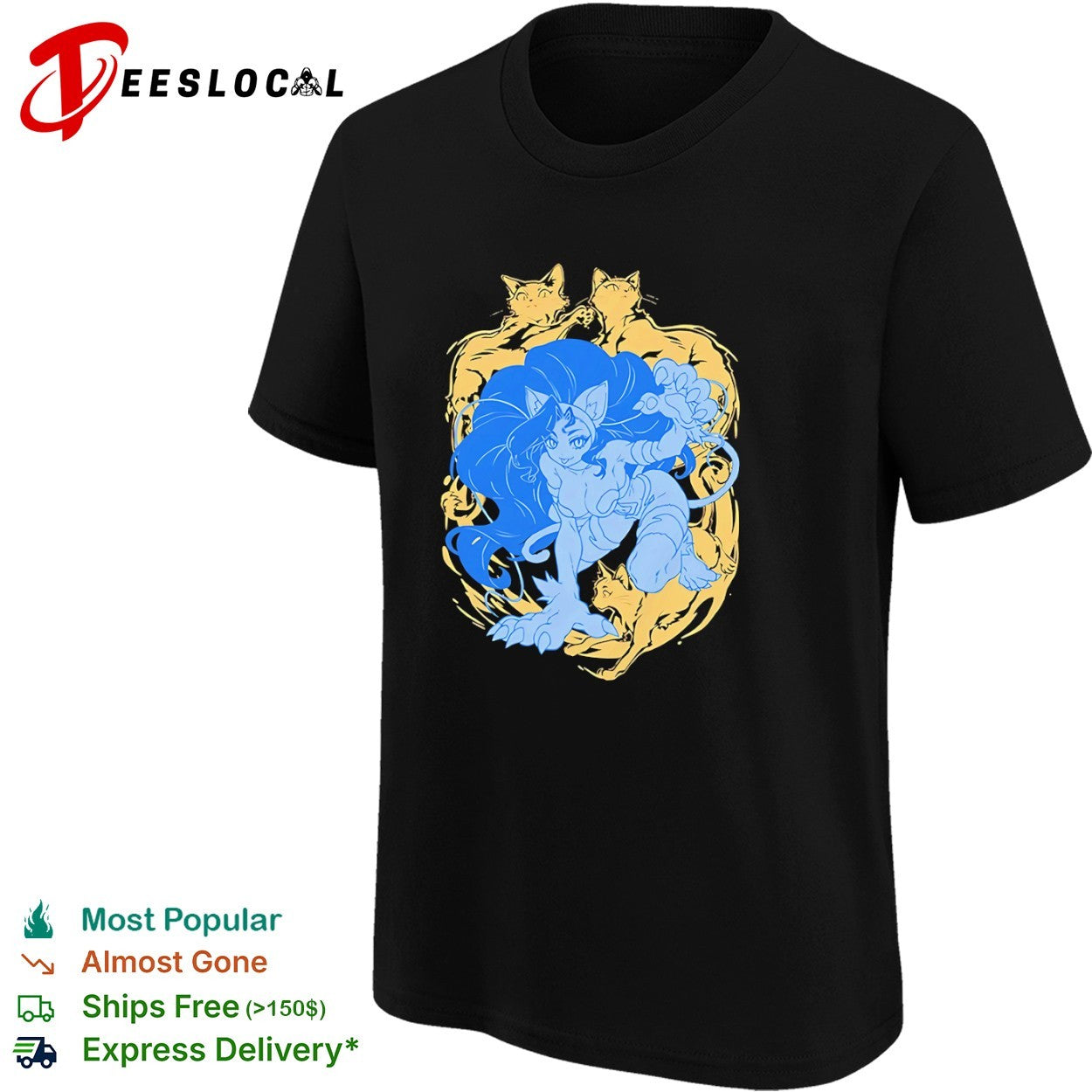 Felicia Darkstalkers Anime Cat Girl Capcom shirt