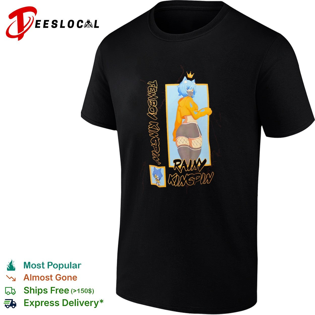 Femboy Kinspin Rainy Kingspin Character shirt