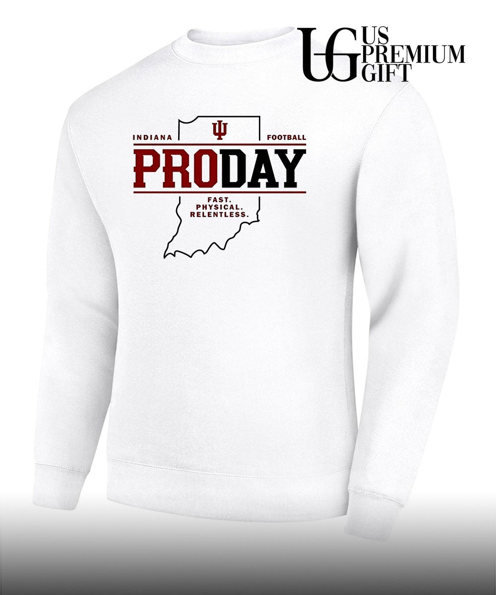 Fernando Mendoza Indiana Pro Day Football State Map shirt