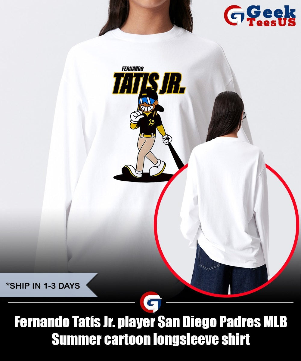 Fernando Tatís Jr. player San Diego Padres MLB Summer cartoon shirt